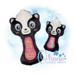 Skunk Rattle Embroidery Design