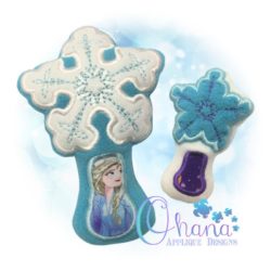 Snowflake Rattle Embroidery Design