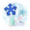 Snowflake Rattle Embroidery Design