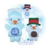 OAD Snowman Stuffie EC 800 (2)72 Flurry Snowman Stuffie Embroidery
