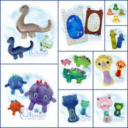 Dinosaur Week Bundle Embroidery