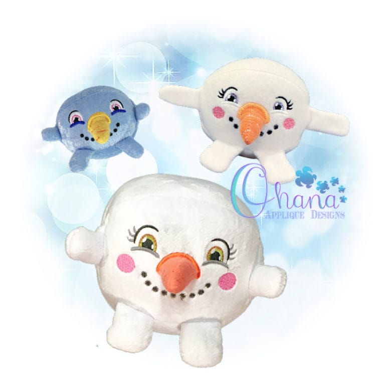Ball Snowman Stuffie