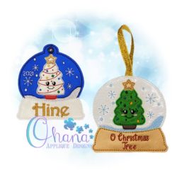 Christmas Tree Ornament Embroidery