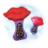 Kissing Lips Rattle Embroidery