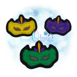 Mardi Gras Mask Feltie