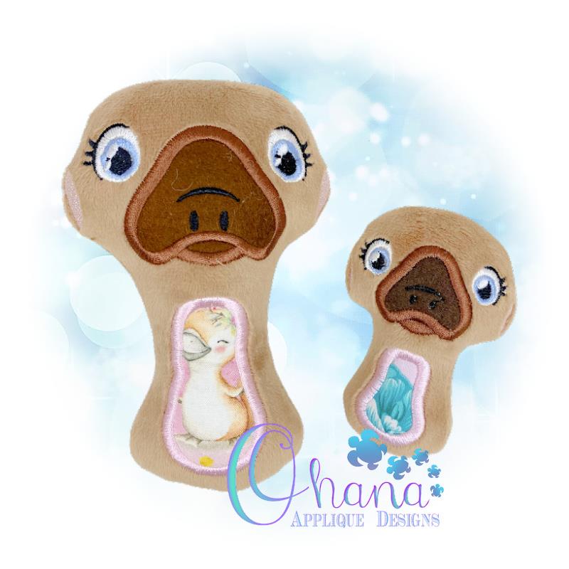 Platypus Rattle Embroidery Design