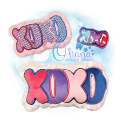 XOXO Stuffie Embroidery Design