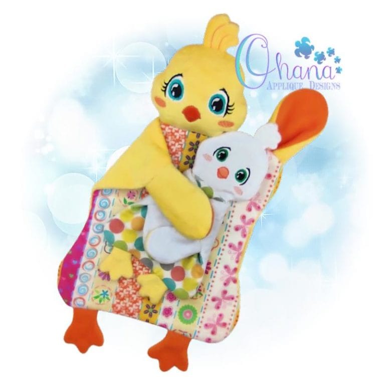 Chick Lovey Embroidery Design