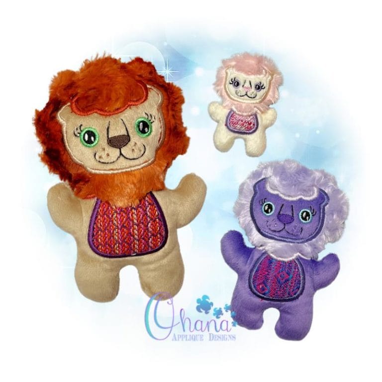 Lukas Lion Stuffie Embroidery