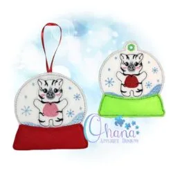 Zebra Ornament Embroidery Design