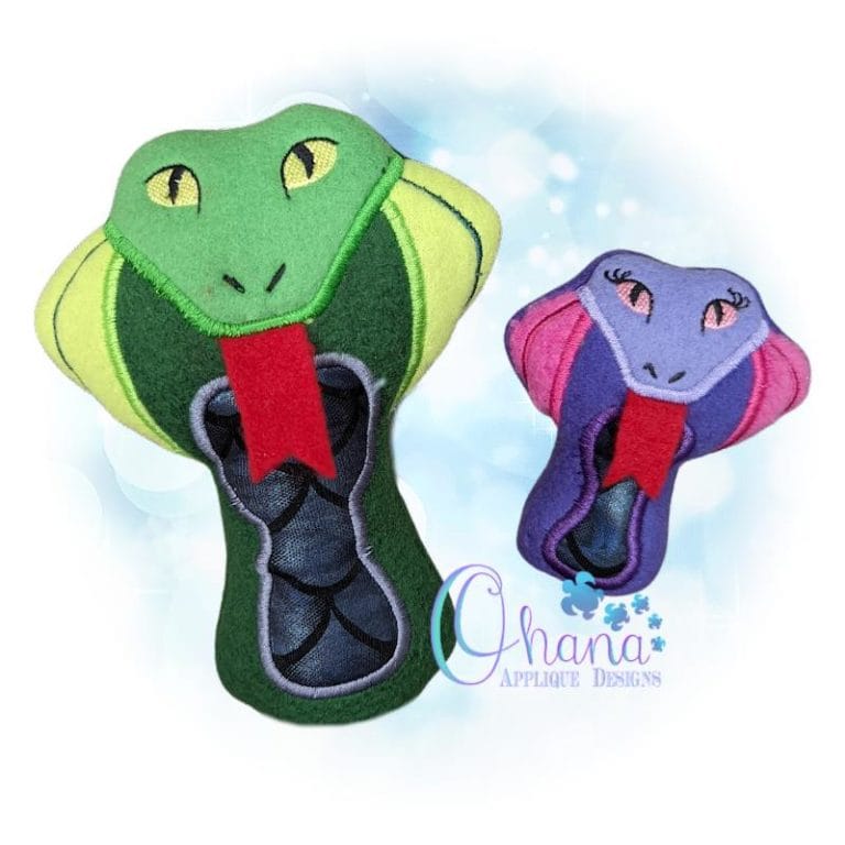 Cobra Rattle Embroidery Design
