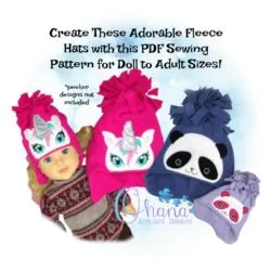 Peeker Hat Sewing Pattern