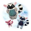 Lemur Stuffie Embroidery Design