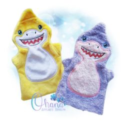 Shark Hand Puppet Embroidery