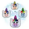 OAD Skittles Unicorn Feltie MB 80072 Skittles Unicorn Feltie Embroidery