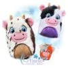 Cow Eggie Stuffie Embroidery