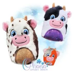 Cow Eggie Stuffie Embroidery