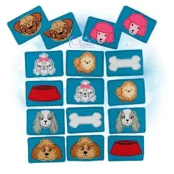 OAD Dog Matching Game AK 80072 Dog Matching Card Game