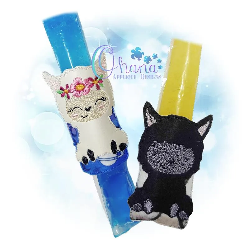 OAD Floral Llama IPH BR 80072 Horse Bookmark Embroidery Design