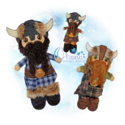 Viking Stuffie Embroidery Design