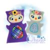 Owl Hand Puppet Embroidery
