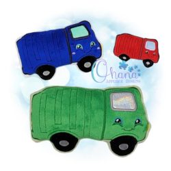 Garbage Truck Stuffie Embroidery
