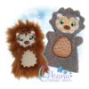 Hedgehog Hand Puppet Embroidery