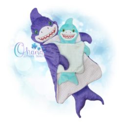 Shark Lovey Embroidery Design