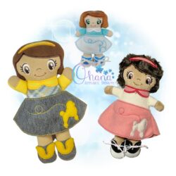 Fifties Girl Stuffie Embroidery