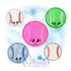 Baseball Feltie Embroidery Design
