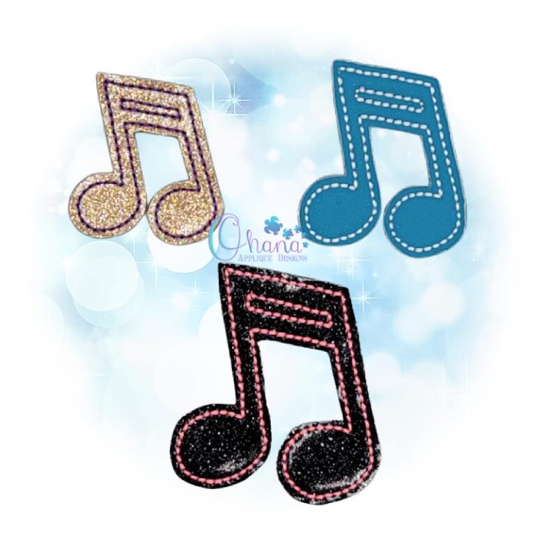 Beam Music Note Feltie