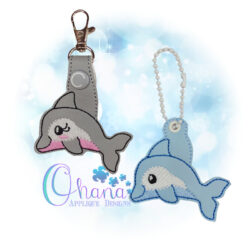 Dolphin Key Chain Embroidery