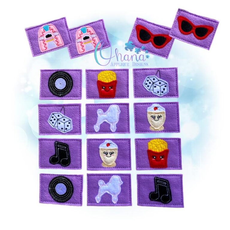 Fifties Matching Card Game