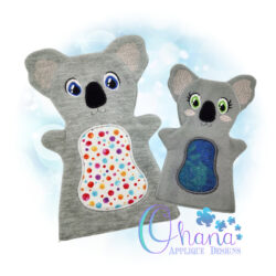 Koala Hand Puppet Embroidery