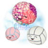 Kawaii Volleyball Stuffie Embroidery