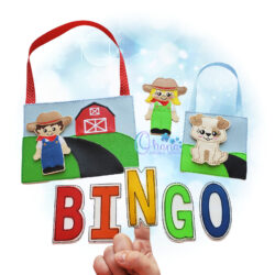 Bingo Finger Puppets Embroidery