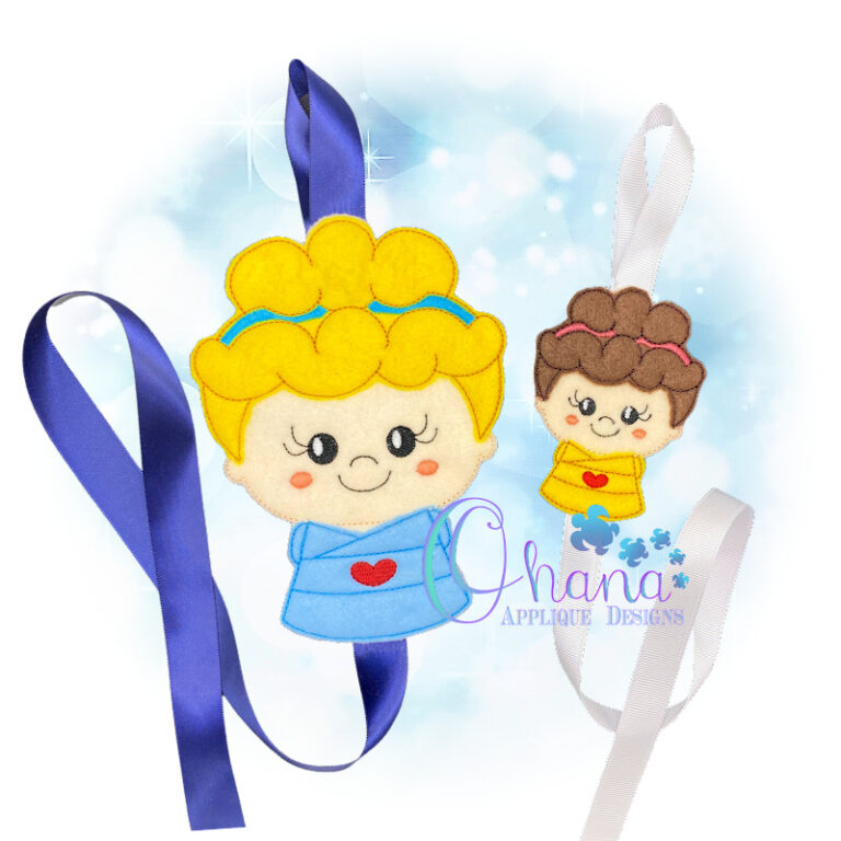 Blue Princess Bow Holder