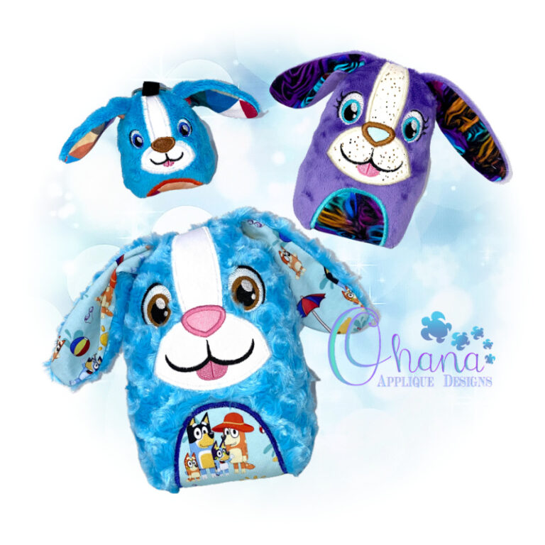Dog Eggie Stuffie Embroidery