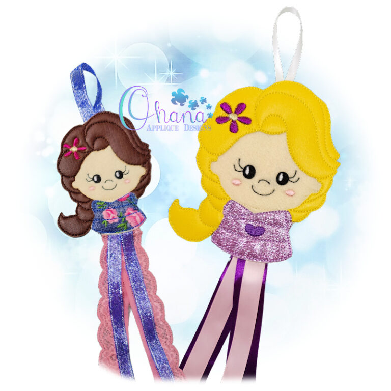 Purple Princess Bow Holder