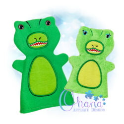 TRex Hand Puppet Embroidery