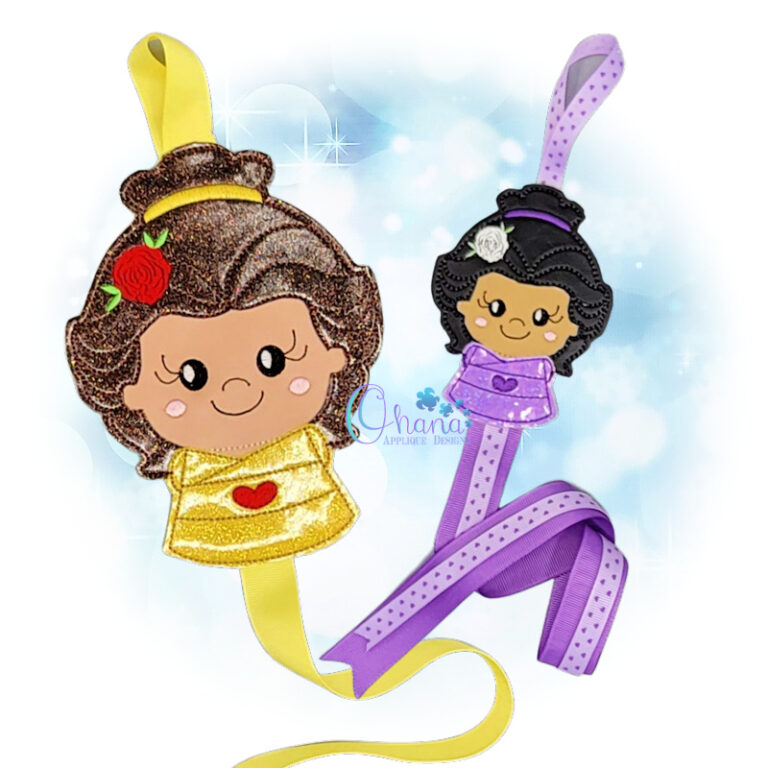 Yellow Princess Bow Holder