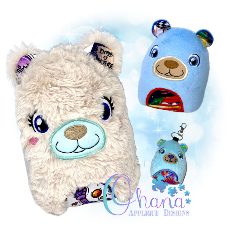 Bear Eggie Stuffie Embroidery