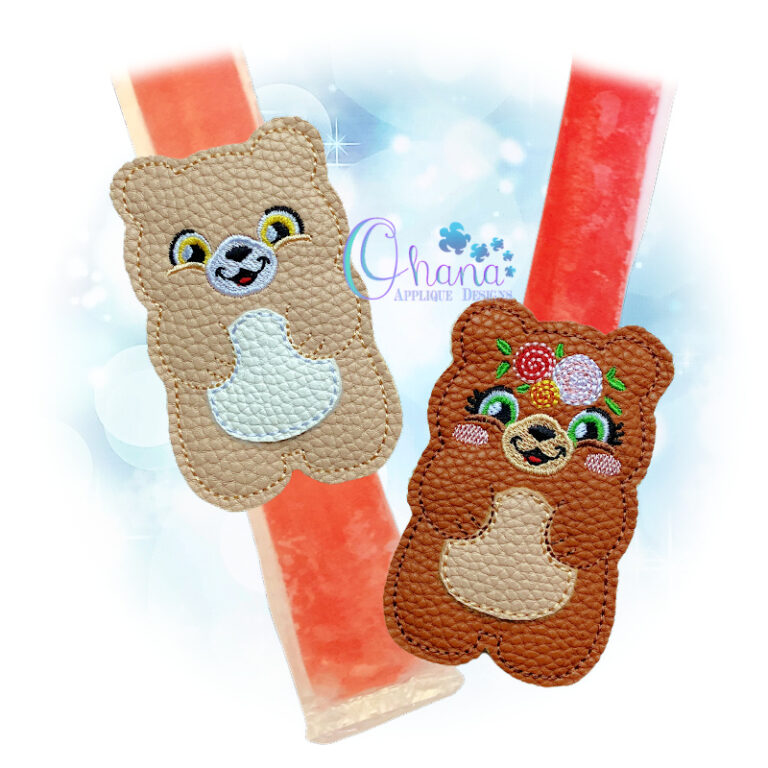 Floral Bear Ice Pop