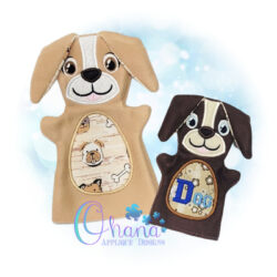 Dog Hand Puppet Embroidery