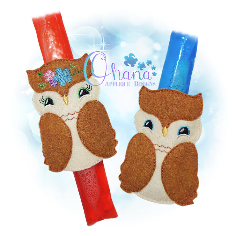 Floral Owl Ice Pop
