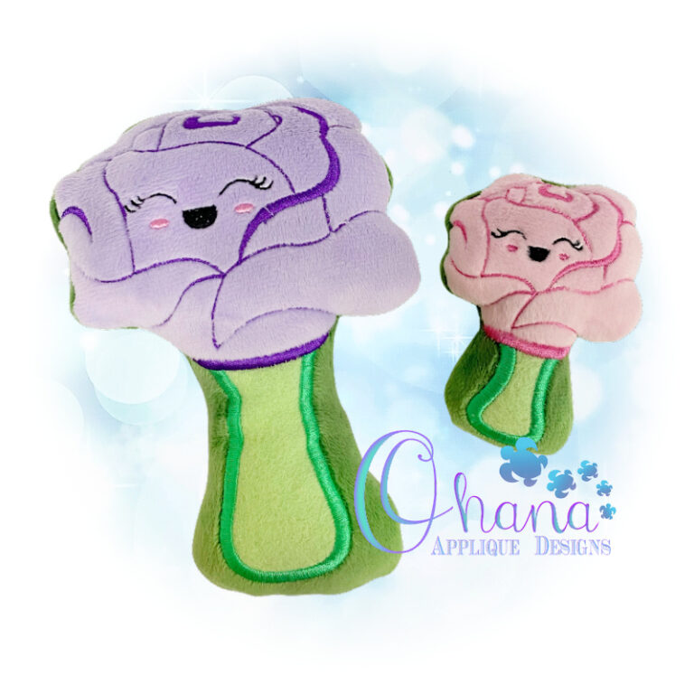 Rose Rattle Embroidery Design