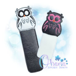Skelly Owl Bookmark Embroidery