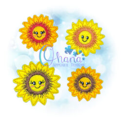 Sunflower Feltie Embroidery Design