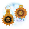 Sunflower Key Chain Embroidery