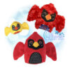 Cardinal Eggie Stuffie Embroidery